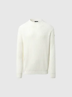 Outlet^North Sails 'Ribbed Crew-neck MARSHMALLOW