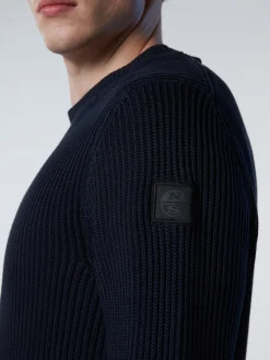 Outlet^North Sails 'Ribbed Crew-neck NAVY BLUE