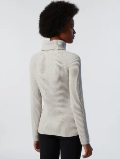 Outlet^North Sails 'Ribbed Turtleneck Sweater GREY VIOLET
