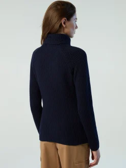 Outlet^North Sails 'Ribbed Turtleneck Sweater NAVY BLUE