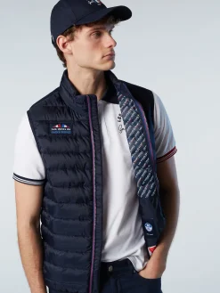 Outlet^North Sails 'Saint-Tropez Quilted Vest NAVY BLUE