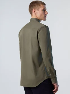Shirts^North Sails 'Shirt With Chest Pocket DUSTY OLIVE