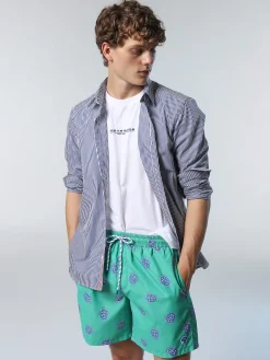 Outlet^North Sails 'Shirt With Striped Placket COMBO 1 664129