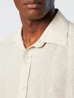 Outlet^North Sails 'Short-sleeve Linen Shirt DOVE