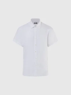 Shirts^North Sails 'Short-sleeved Linen Shirt WHITE