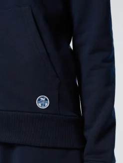 Outlet^North Sails 'Slogan Zipper-up Hoodie NAVY BLUE
