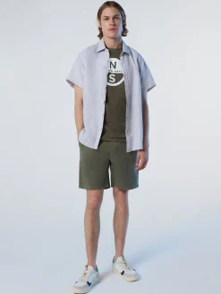 Shorts^North Sails 'Star Gabardine Chino Shorts DUSTY OLIVE