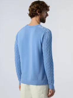 Sweaters & Cardigans^North Sails 'Stonewashed Cable-knit Sweater WEDGEWOOD