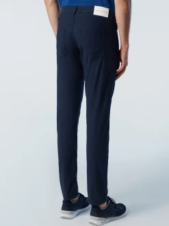Outlet^North Sails 'Stretch Dobby Trousers NAVY BLUE