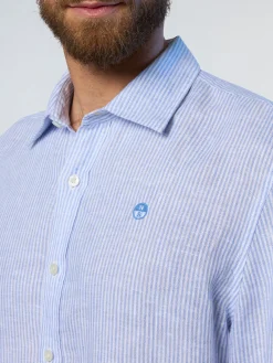 Shirts^North Sails 'Striped Linen Shirt COMBO 1 664317