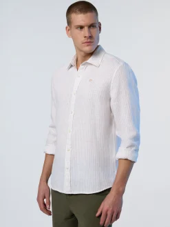 Shirts^North Sails 'Striped Linen Shirt COMBO 3 664317