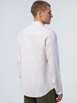 Shirts^North Sails 'Striped Linen Shirt COMBO 3 664317
