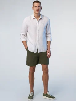 Shirts^North Sails 'Striped Linen Shirt COMBO 3 664317