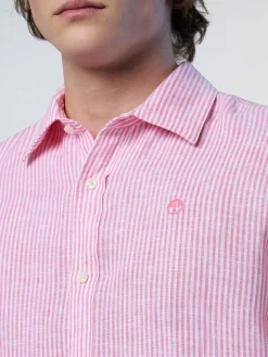Shirts^North Sails 'Striped Linen Shirt COMBO 4 664317