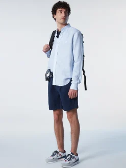 Outlet^North Sails 'Striped Linen Shirt COMBO 1 664122