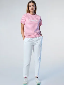 T-shirts & Tops^North Sails 'Striped Modal T-shirt With Slogan COMBO 2 093366