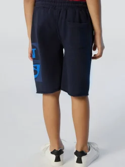 Outlet^North Sails 'Sweat Shorts With Graphic Print NAVY BLUE