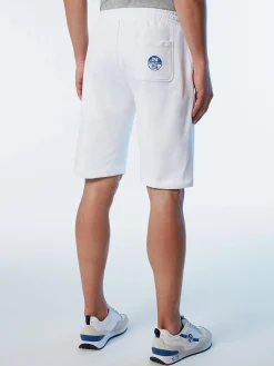 Outlet^North Sails 'Sweat Shorts With Logo Pocket WHITE