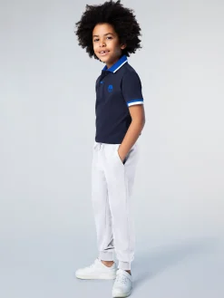 Trousers^North Sails 'Sweatpants With Logo Patch WHITE