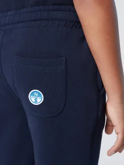 Trousers^North Sails 'Sweatpants With Logo Patch NAVY BLUE