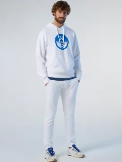 Trousers^North Sails 'Sweatpants With Logo Patch WHITE