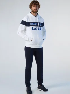 Trousers^North Sails 'Sweatpants With Logo Patch NAVY BLUE