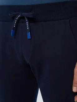 Trousers^North Sails 'Sweatpants With Logo Patch NAVY BLUE
