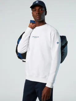 Outlet^North Sails 'Sweatshirt With Chest Print WHITE