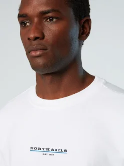 Outlet^North Sails 'Sweatshirt With Chest Print WHITE