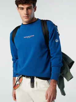 Outlet^North Sails 'Sweatshirt With Chest Print OCEAN BLUE