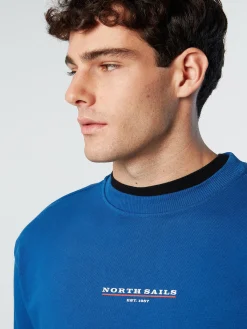 Outlet^North Sails 'Sweatshirt With Chest Print OCEAN BLUE