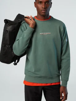 Outlet^North Sails 'Sweatshirt With Chest Print MILITARY GREEN