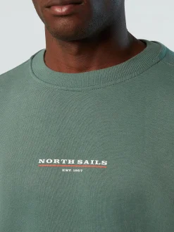 Outlet^North Sails 'Sweatshirt With Chest Print MILITARY GREEN