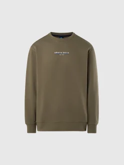 Sweatshirts & Hoodies^North Sails 'Sweatshirt With Heritage Print DUSTY OLIVE
