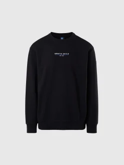 Sweatshirts & Hoodies^North Sails 'Sweatshirt With Heritage Print BLACK
