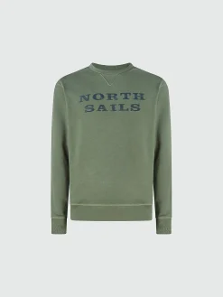 Outlet^North Sails 'Sweatshirt With Lettering BRONZE GREEN