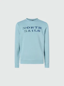 Outlet^North Sails 'Sweatshirt With Lettering MINERAL BLUE