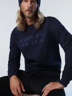 Outlet^North Sails 'Sweatshirt With Lettering NAVY BLUE