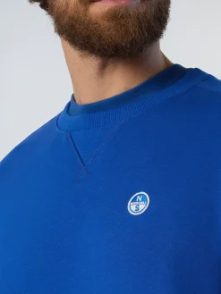 Sweatshirts & Hoodies^North Sails 'Sweatshirt With Logo Patch SURF BLUE