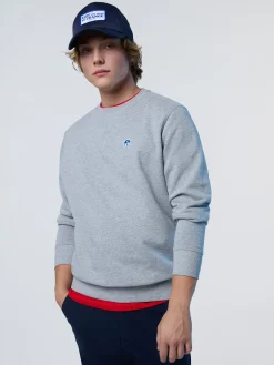 Sweatshirts & Hoodies^North Sails 'Sweatshirt With Logo Patch GREY MELANGE