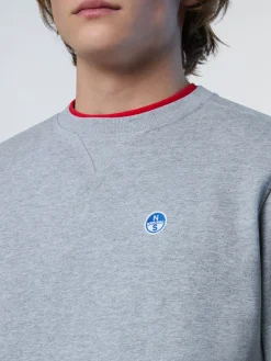 Sweatshirts & Hoodies^North Sails 'Sweatshirt With Logo Patch GREY MELANGE