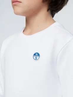 Sweatshirts & Hoodies^North Sails 'Sweatshirt With Logo Patch WHITE