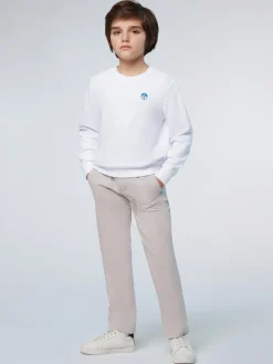 Sweatshirts & Hoodies^North Sails 'Sweatshirt With Logo Patch WHITE