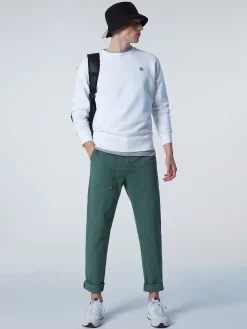 Outlet^North Sails 'Sweatshirt With Logo Patch WHITE