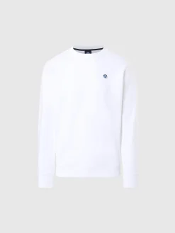 Outlet^North Sails 'Sweatshirt With Logo Patch WHITE