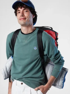 Outlet^North Sails 'Sweatshirt With Logo Patch MILITARY GREEN
