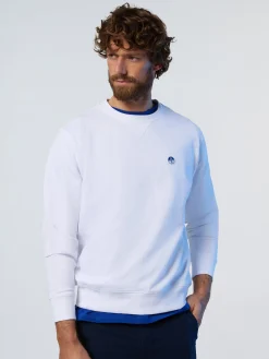 Sweatshirts & Hoodies^North Sails 'Sweatshirt With Logo Patch WHITE