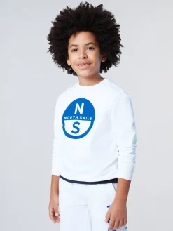Sweatshirts & Hoodies^North Sails 'Sweatshirt With Maxi Logo WHITE