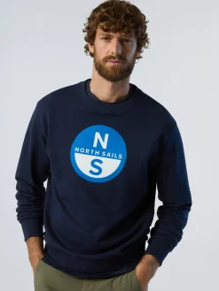 Sweatshirts & Hoodies^North Sails 'Sweatshirt With Maxi Print NAVY BLUE