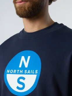 Sweatshirts & Hoodies^North Sails 'Sweatshirt With Maxi Print NAVY BLUE